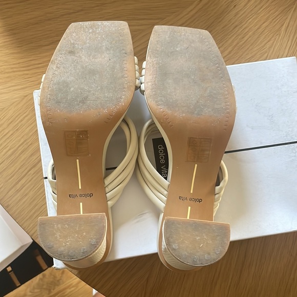 Dolce Vita Ivory Heels - Picture 4 of 4